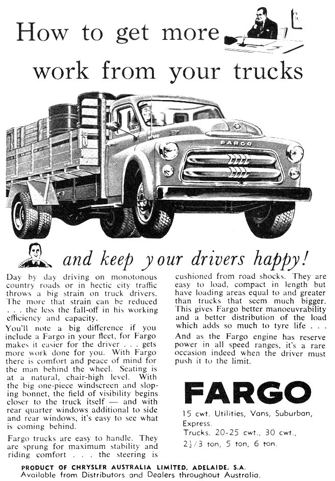1954 Dodge Fargo Chrysler Australia